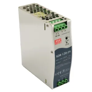 Maitinimo šaltinis MEAN WELL SDR-120-24 DIN