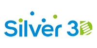 Silver 3D logo
