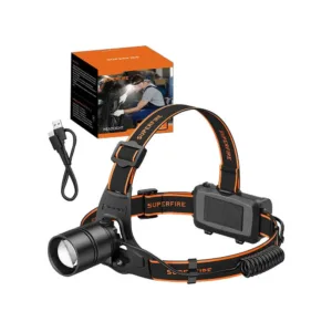 SUPERFIRE HL71 LED Zoomable Headlamp package