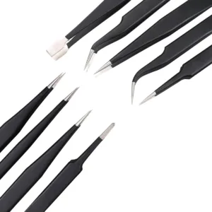 ESD pramoninių pincetų rinkinys 3 Tweezers set 1