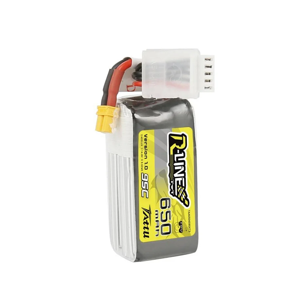 Battery Tattu R-Line 650mAh 14,8V 95C 4S1P XT30 4 Battery Tattu R-Line 650mAh 14,8V 95C 4S1P XT30