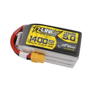 Battery Tattu R-Line 5.0 1400mAh 22.2V 150C 6S1P XT60
