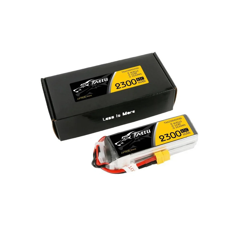 Battery Tattu 2300mAh 14,8V 75C 4S1P XT60 4 Battery Tattu 2300mAh 14,8V 75C 4S1P XT60