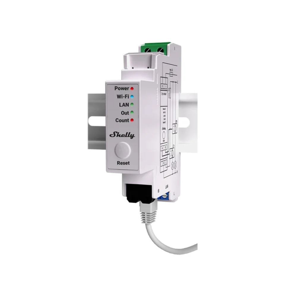 Shelly Pro EM-50 Energy Meter, WiFi/LAN 1 Shelly Pro EM-50 Energy Meter, WiFi/LAN