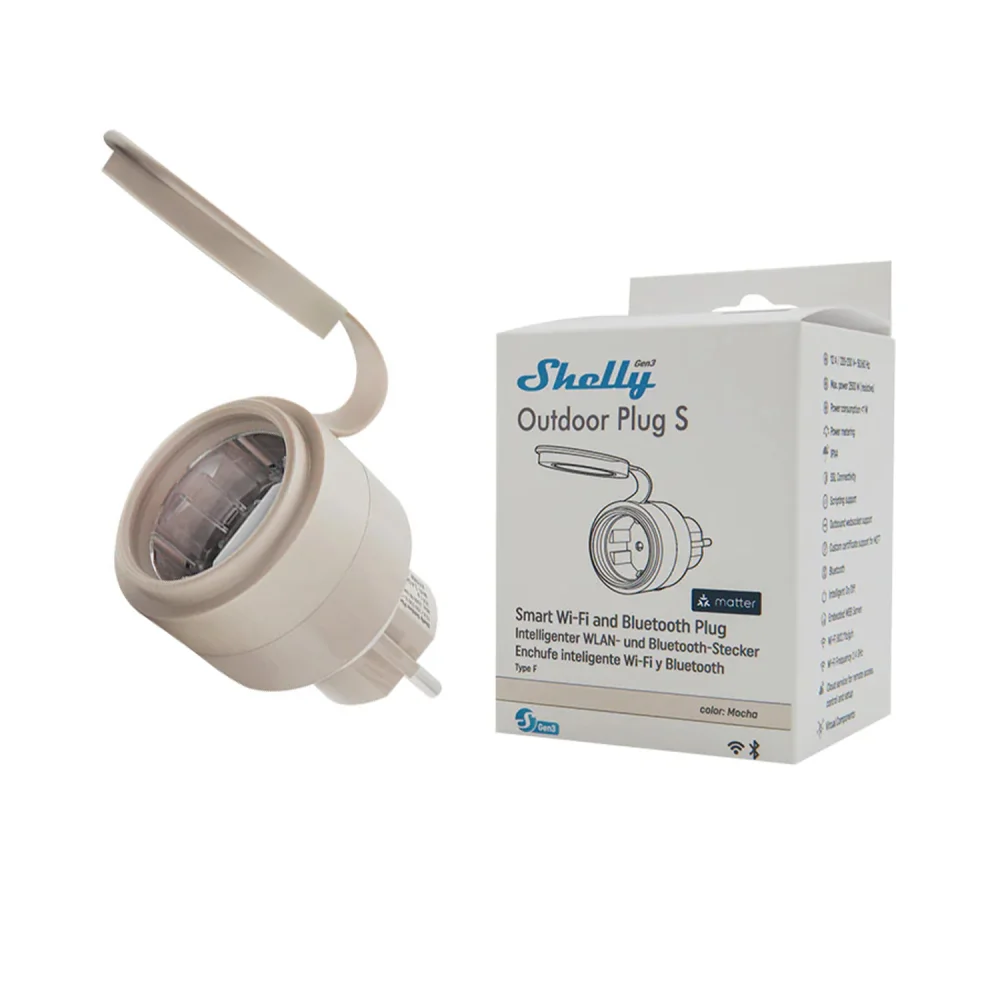Shelly Plug S MTR Gen3 IP44 12A smart outdoor outlet 5 Shelly Plug S MTR Gen3 IP44 12A smart outdoor outlet