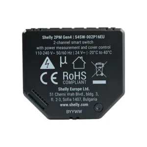 Sterownik Shelly 2PM Gen4 Zigbee/Matter